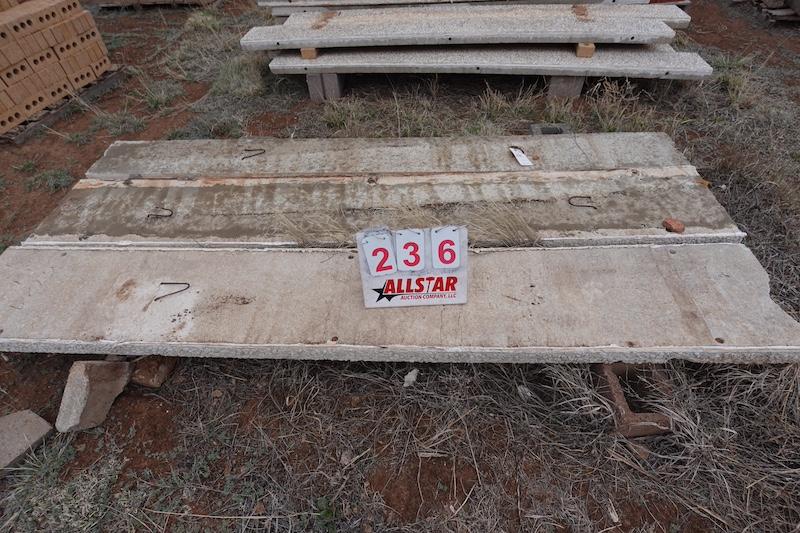 16in Precast White Plank