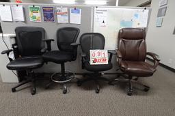 4 Office Chairs