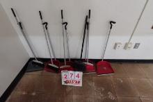 Dust Pan W/Broom (5)