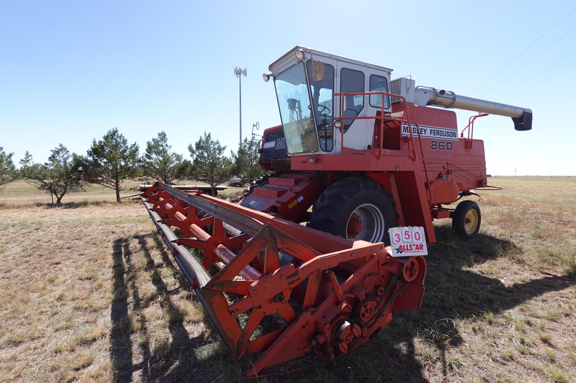 1985 Massey Ferguson 860 Combine