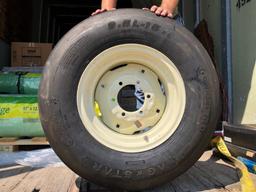 *NOT SOLD*TIRE/ WHEEL AG-STAR 9.50X15 (8 PLY) 6 LUG IMPLEMENT