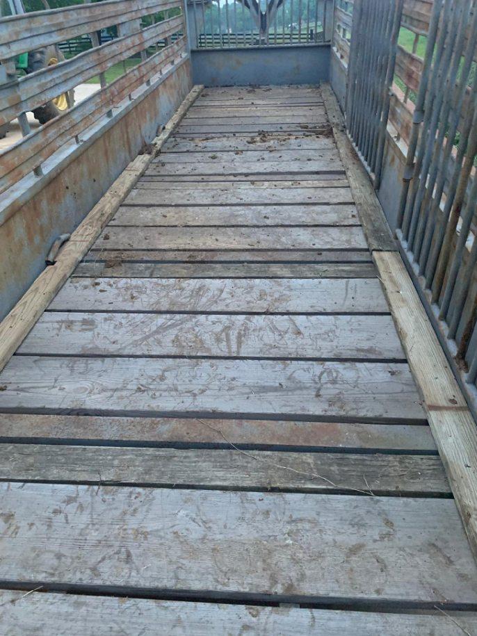 *NOT SOLD*24FT BOWTOP STOCK TRAILER