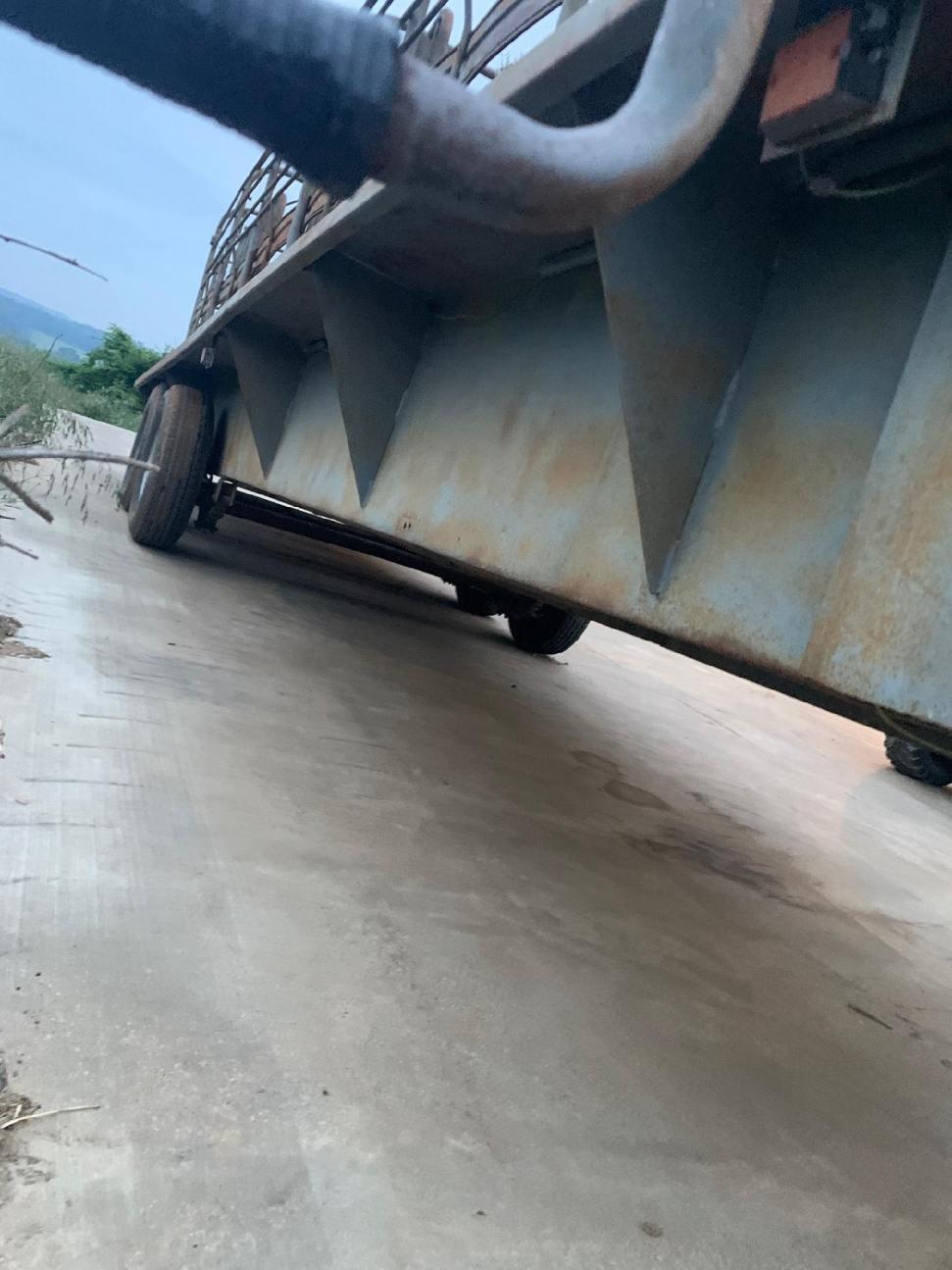 *NOT SOLD*24FT BOWTOP STOCK TRAILER