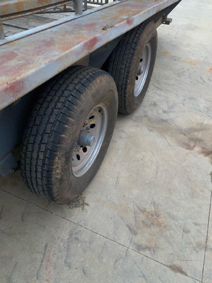 *NOT SOLD*24FT BOWTOP STOCK TRAILER