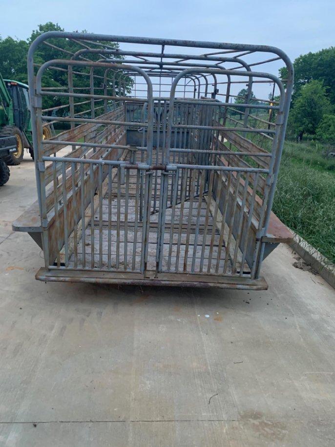 *NOT SOLD*24FT BOWTOP STOCK TRAILER