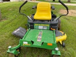*NOT SOLD*0 TURN JOHN DEERE Z355E MOWER 48 DECK