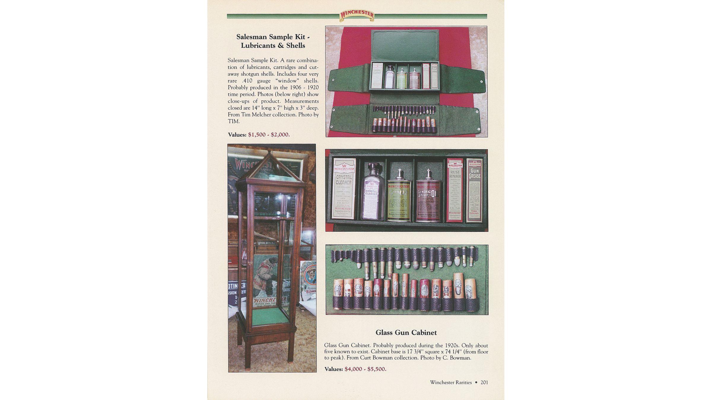 Desirable Glass Winchester Store Display Gun Cabinet