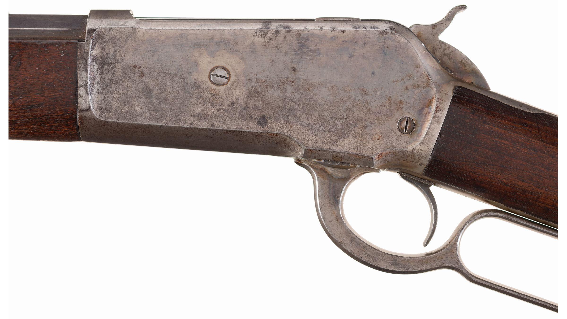 Scarce Winchester Model 1886 Rifle in .38-70 with Factory Letter