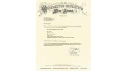 Scarce Winchester Model 1886 Rifle in .38-70 with Factory Letter