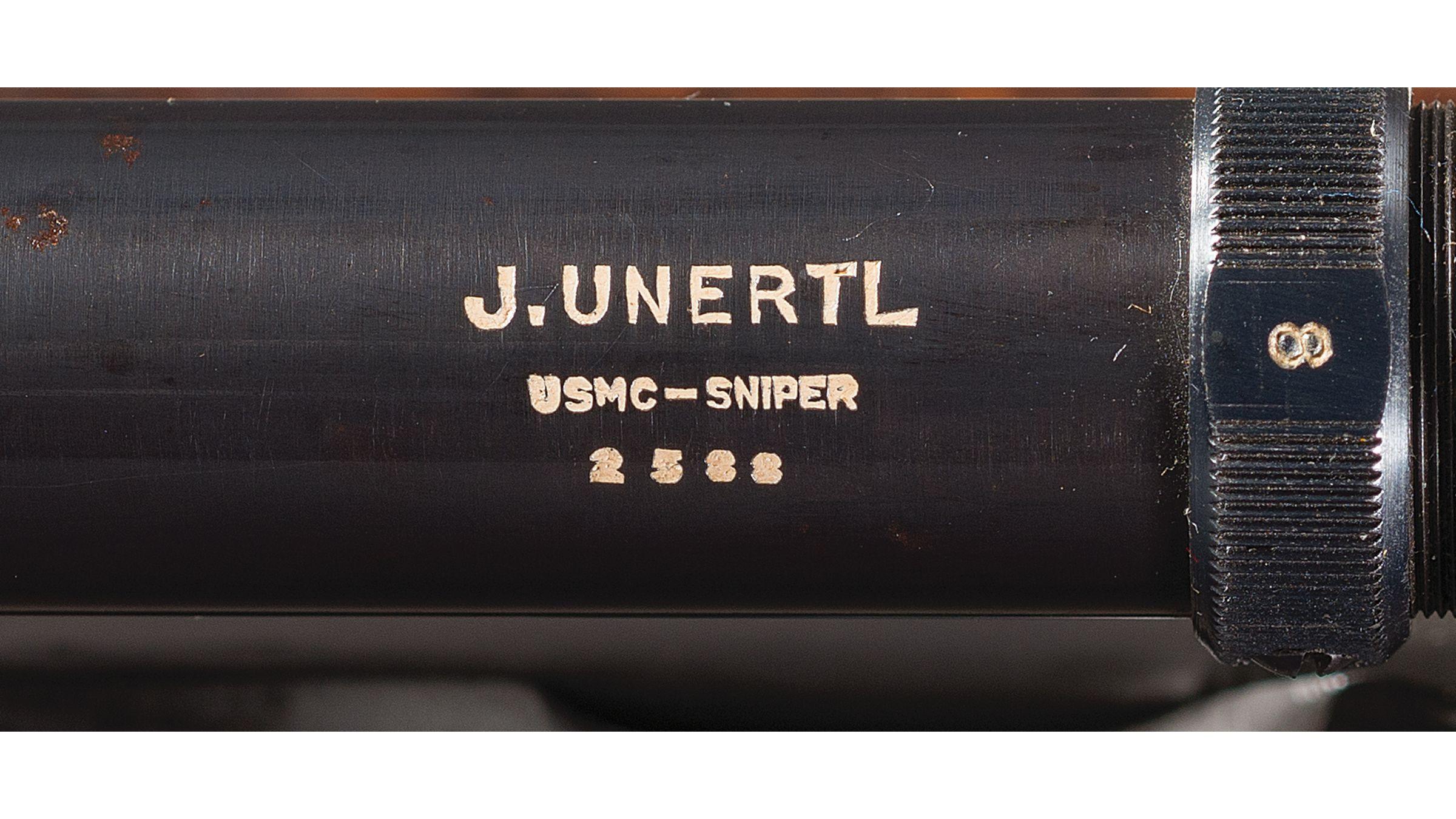 Springfield M1903A1 Rifle with Scarce U.S.M.C Unertl Scope