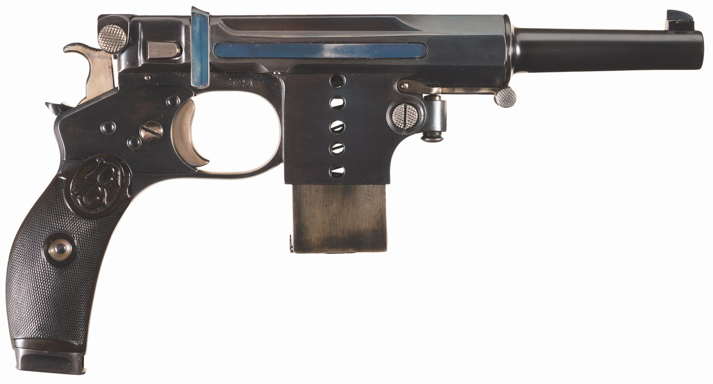 Bergman Model 1897 Number 5 Semi-Automatic Pistol