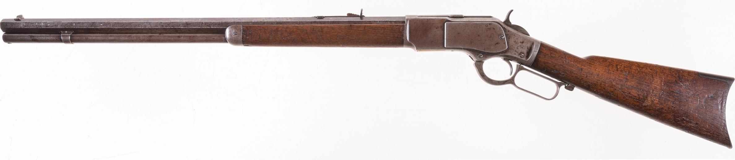 Antique Winchester Model 1873 Lever Action Rifle