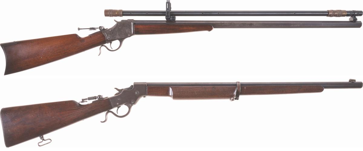 Two American Single Shot Rifles
