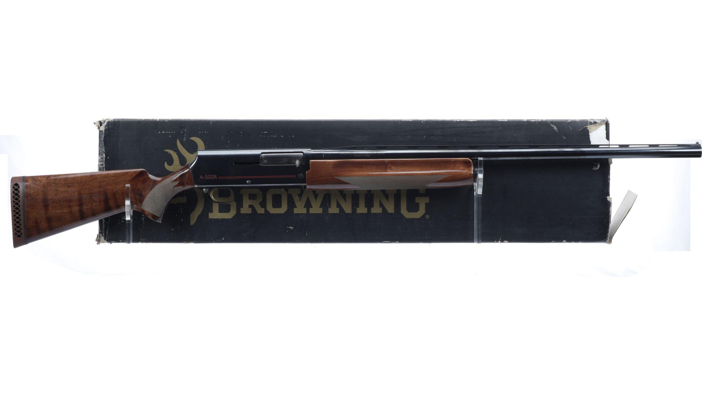 Browning Arms Model A-500R Semi-Automatic Shotgun with Box