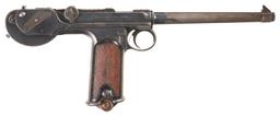 Loewe 1893 Borchardt Pistol, 3-Digit Serial Number