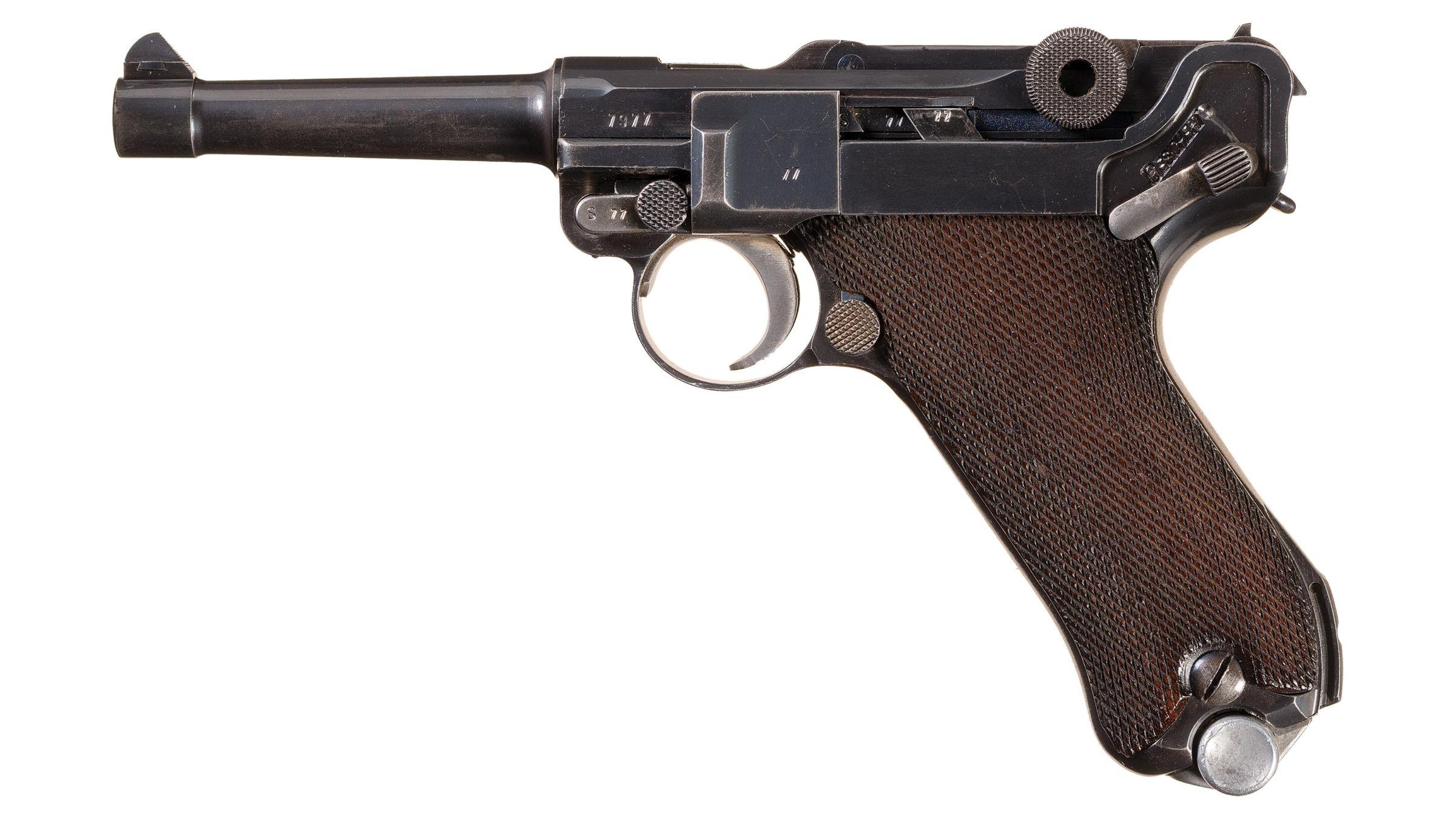 Mauser "K" Date "S/42" Code P.08 Luger Pistol