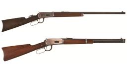Two Winchester Model 1894 Lever Action Long Guns