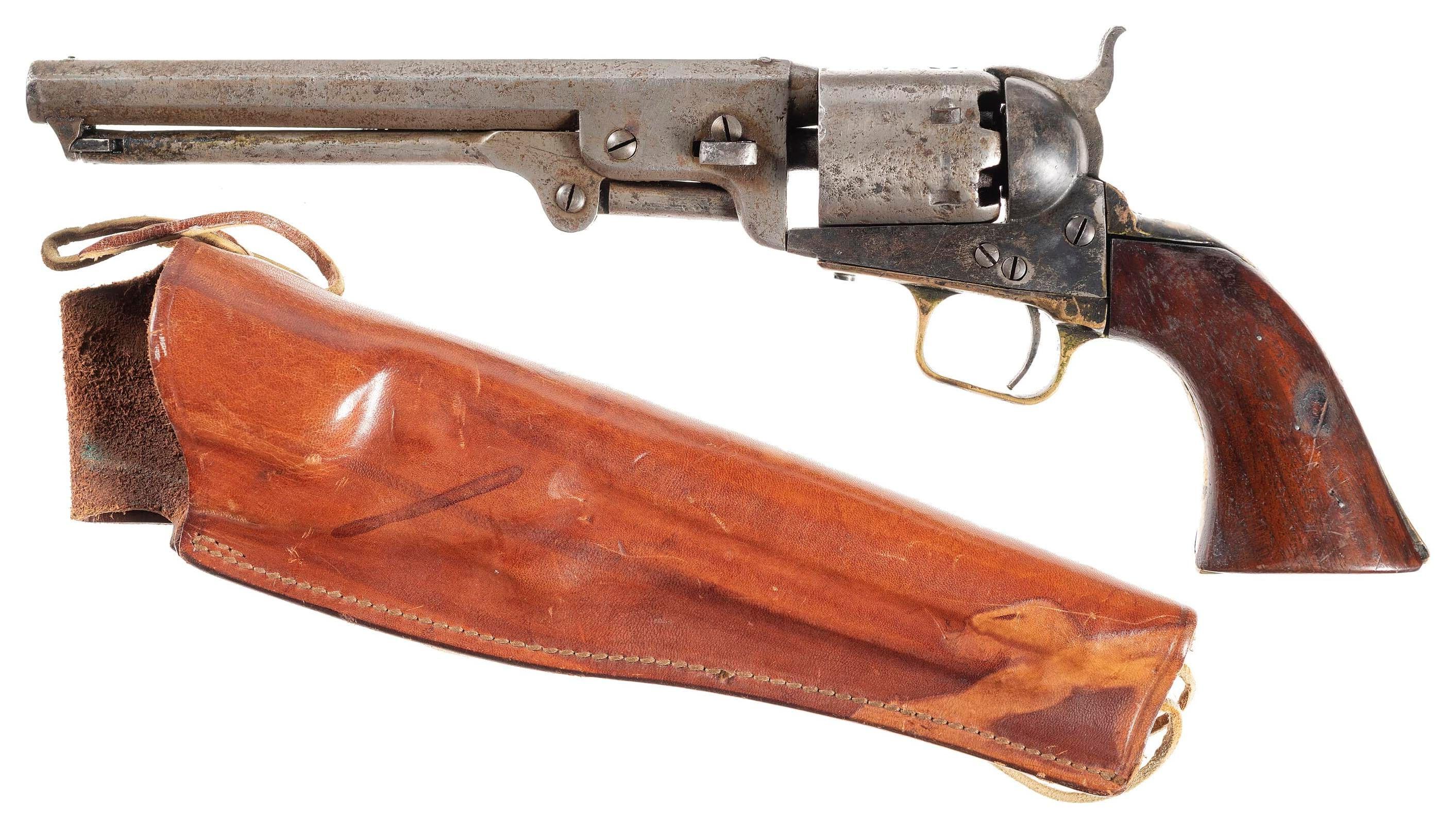 Two Colt Model 1851 Navy Percussion Revolvers