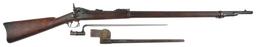 Two U.S. Springfield Trapdoor Rifles with Bayonets