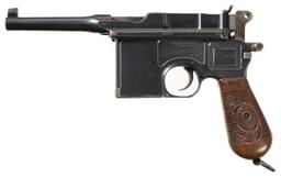 Two Mauser Broomhandle Semi-Automatic Pistols