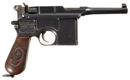 Two Mauser Broomhandle Semi-Automatic Pistols