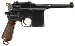 Two Mauser Broomhandle Semi-Automatic Pistols