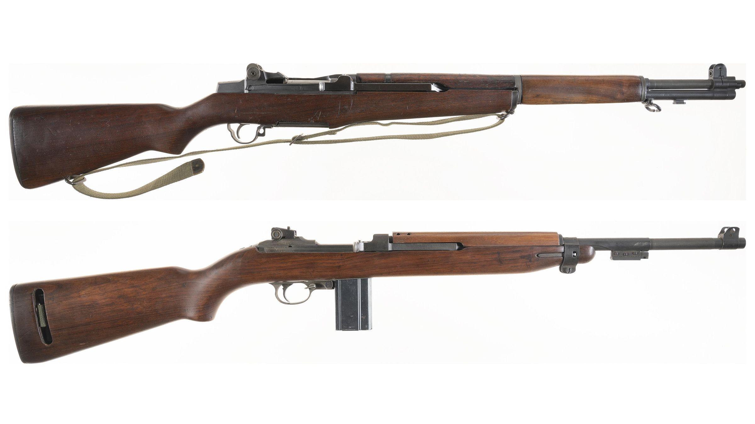 Two U.S. Military Semi-Automatic Long Arm