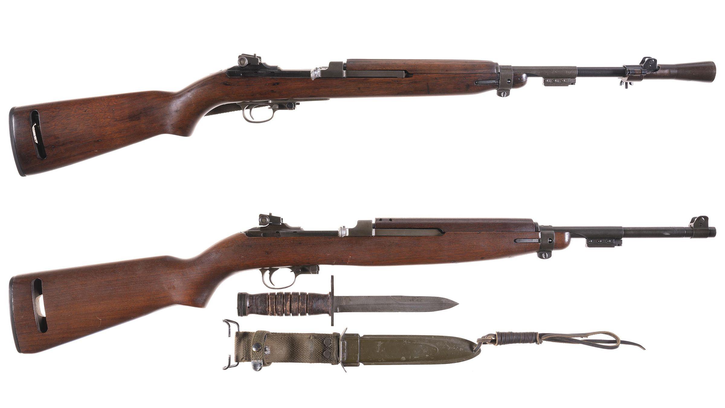 Two U.S. M1 Semi-Automatic Carbines
