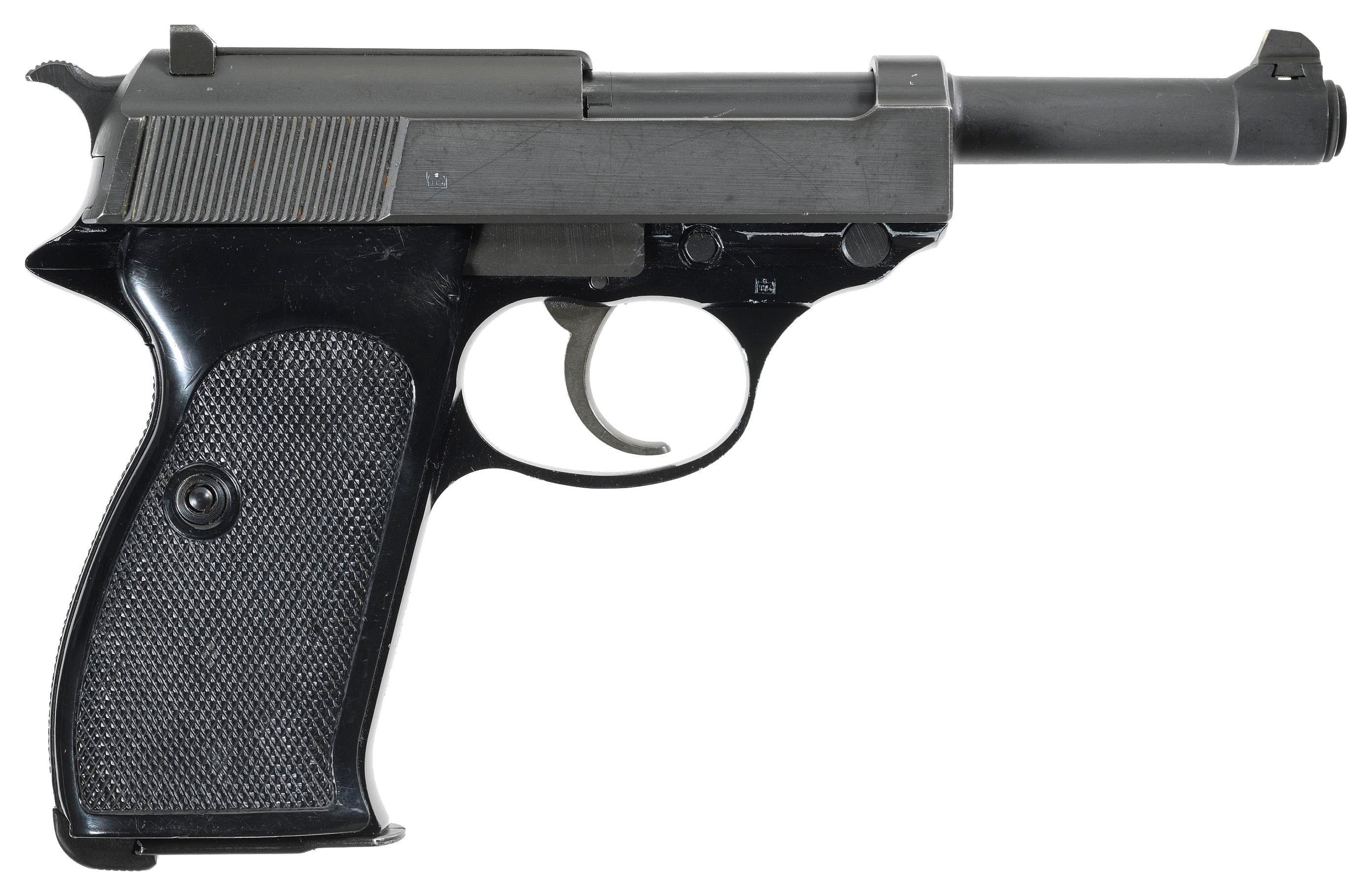Two West German Walther Semi-Automatic Pistols with Accessories