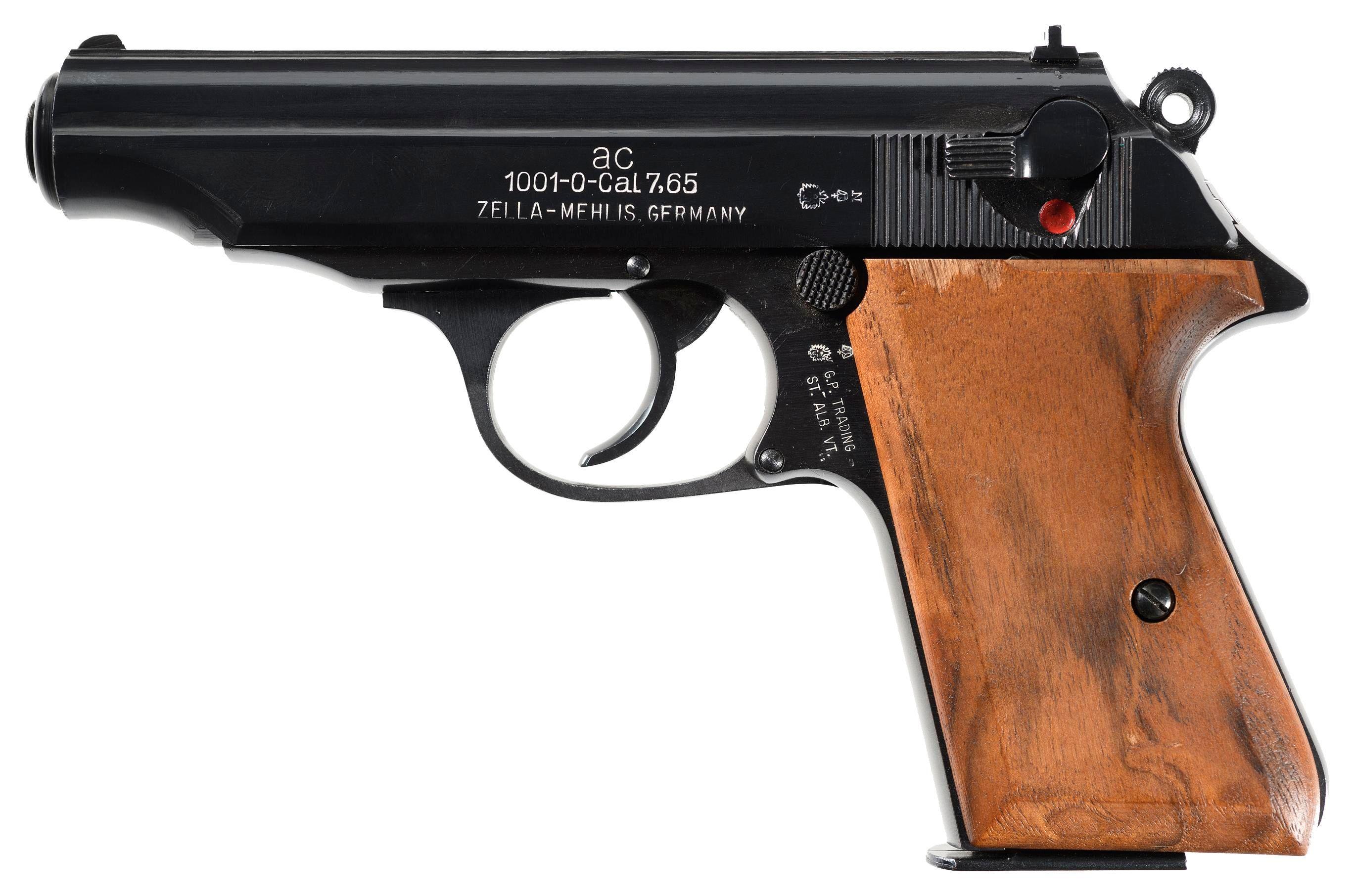 Two German Semi-Automatic Handguns with Accessories
