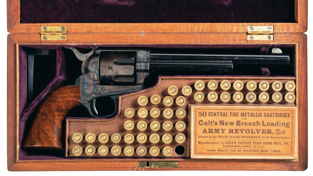 Colt Single Action Army Revolver Owned by General Emory Upton