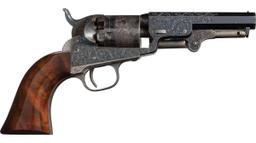Gustave Young List Engraved Colt Model 1849 Pocket Revolver