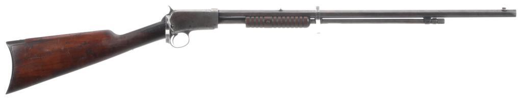 Two Winchester Model 1890 Slide Action Rifles