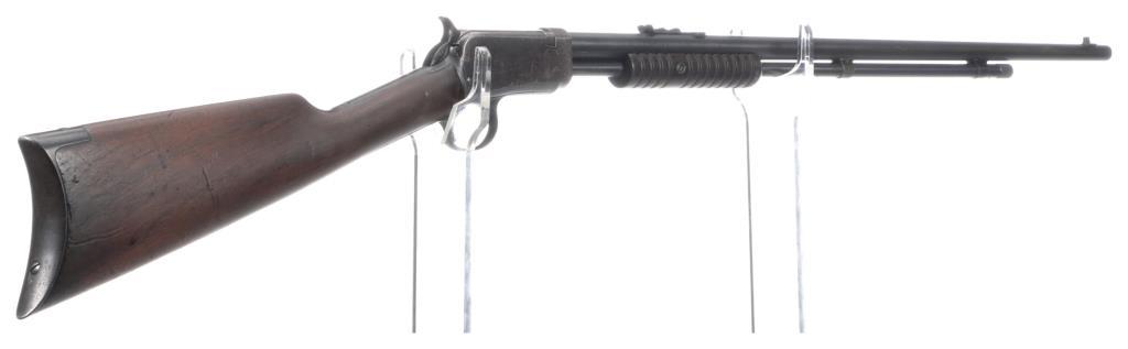 Two Winchester Model 1890 Slide Action Rifles