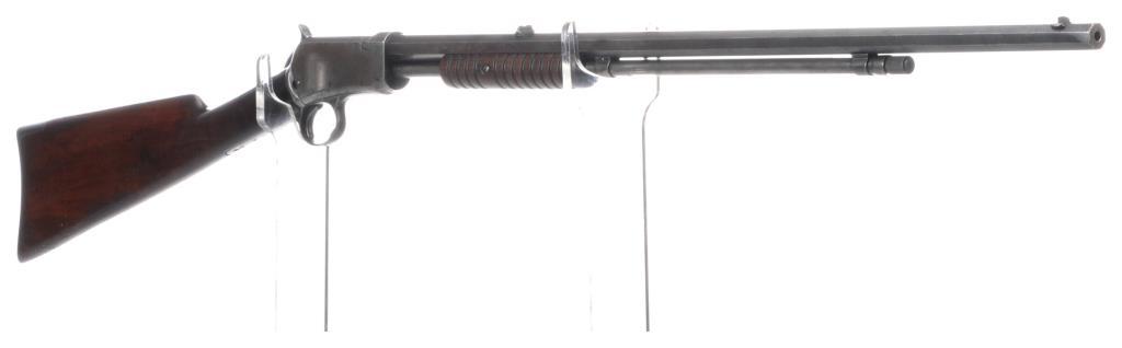Two Winchester Model 1890 Slide Action Rifles