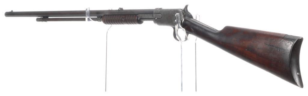 Two Winchester Model 1890 Slide Action Rifles