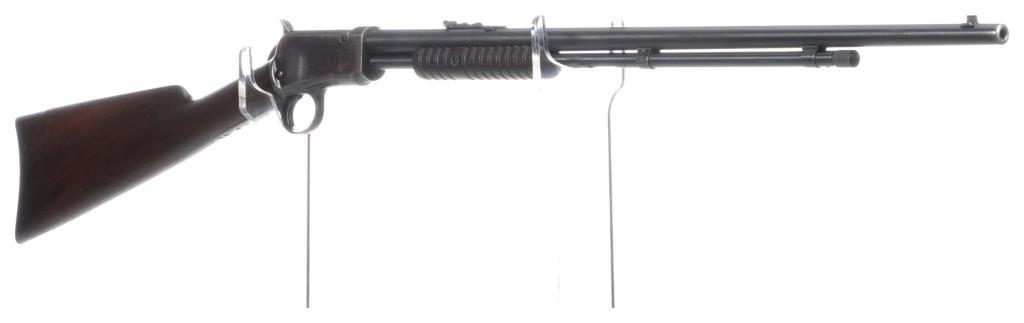 Two Winchester Model 1890 Slide Action Rifles