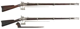 Two Civil War U.S. Percussion Rifle-Muskets with Bayonets