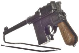 Chinese Copy of a Mauser Broomhandle Semi-Automatic Pistol