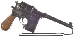 Chinese Copy of a Mauser Broomhandle Semi-Automatic Pistol