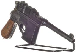 Chinese Copy of a Mauser Broomhandle Semi-Automatic Pistol