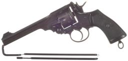 Four British Military Double Action Revolvers