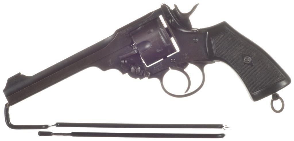 Four British Military Double Action Revolvers
