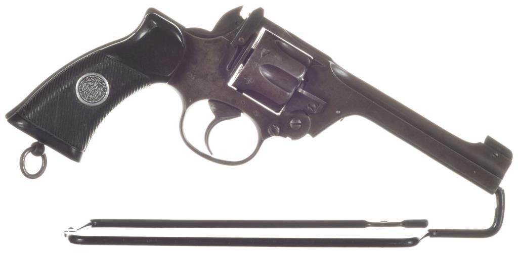 Four British Military Double Action Revolvers