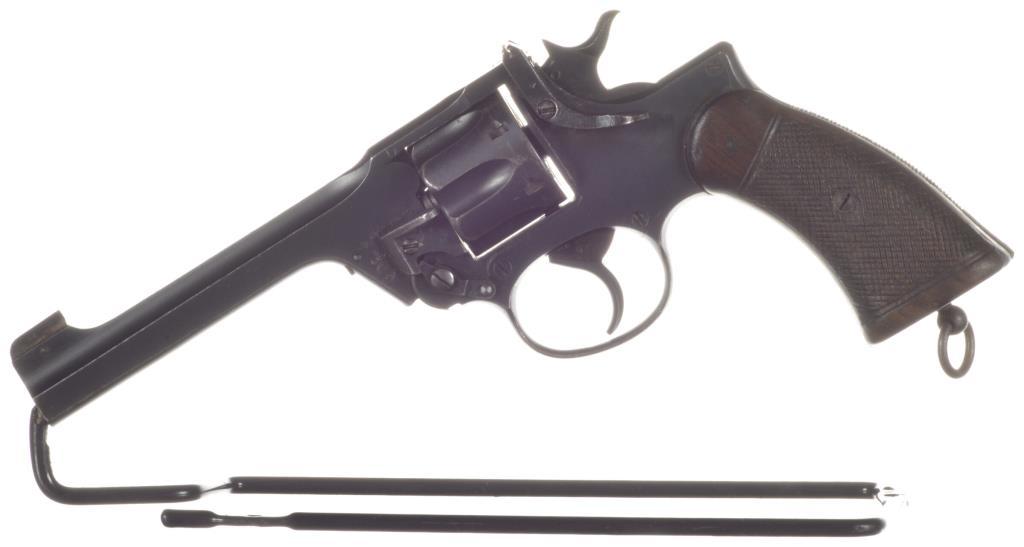 Four British Military Double Action Revolvers