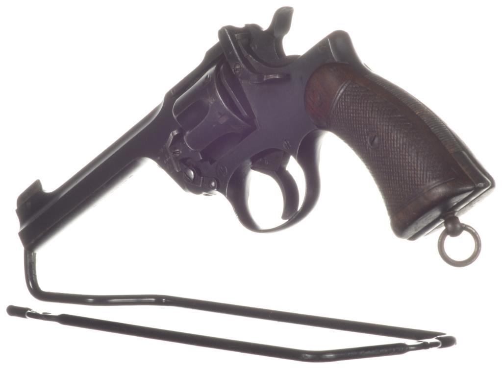 Four British Military Double Action Revolvers