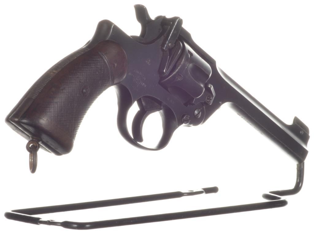 Four British Military Double Action Revolvers