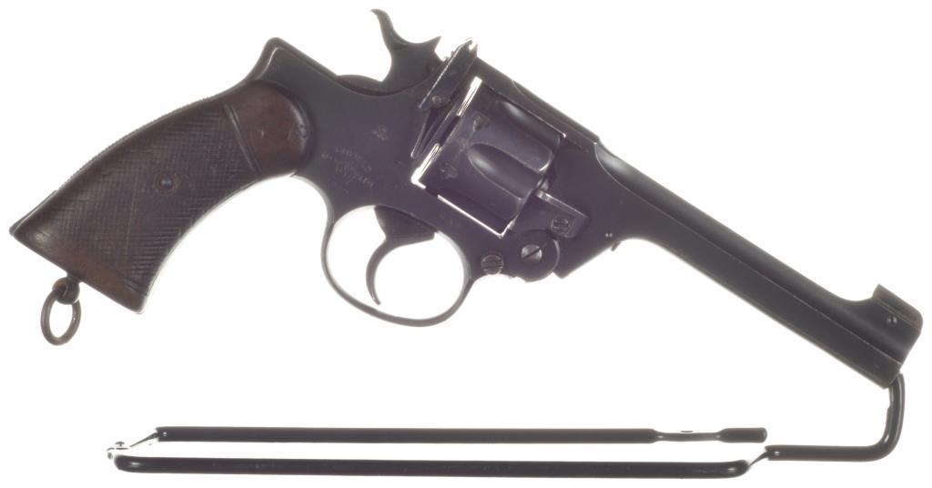 Four British Military Double Action Revolvers