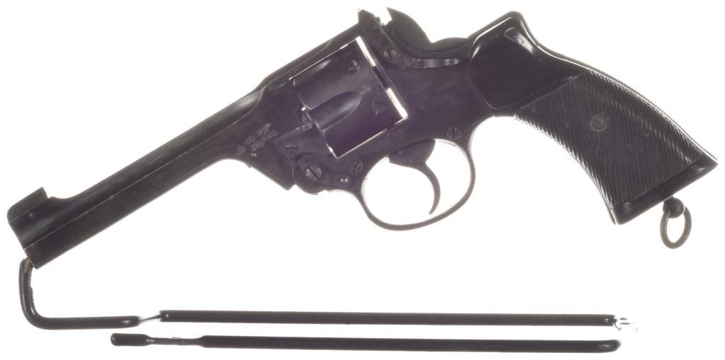 Four British Military Double Action Revolvers
