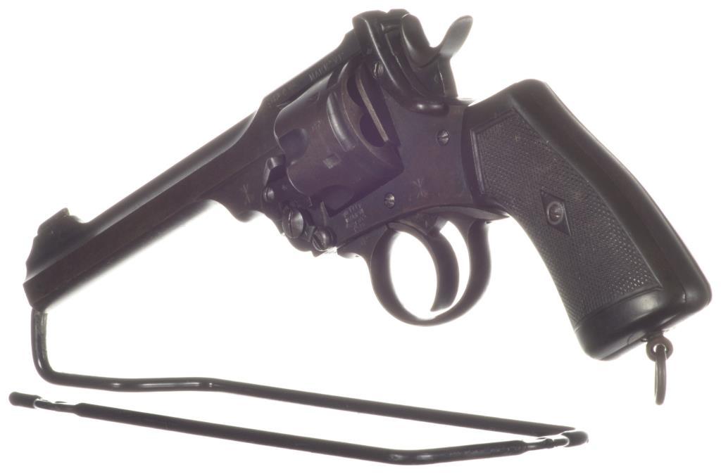 Four British Military Double Action Revolvers